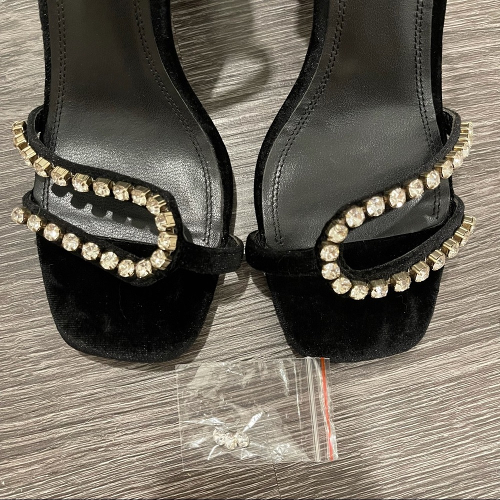 Sandro Crystal Embellishments Sandals - Picture 3 of 7